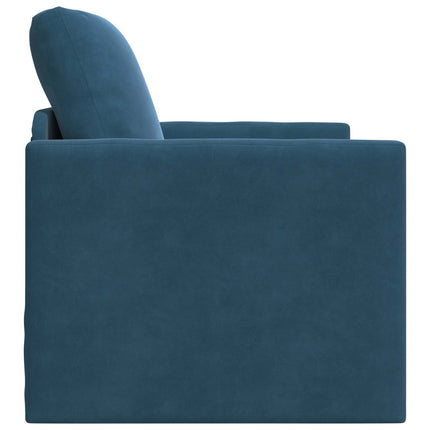Sovesofa Blå 74 x 77 x 81 cm Fløjl