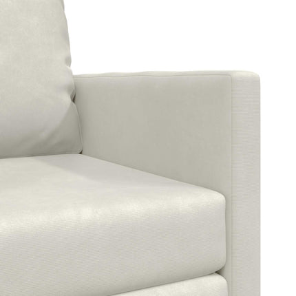 Sovesofa Creme 74 x 77 x 81 cm Fløjl