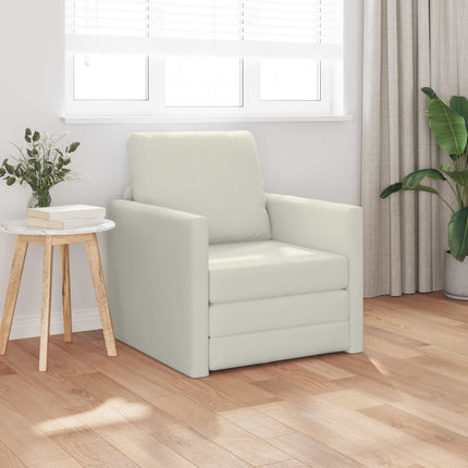 Sovesofa Creme 74 x 77 x 81 cm Fløjl