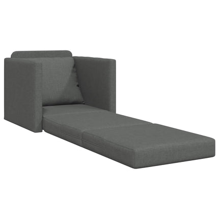 Sovesofa 60cm Mørkegrå Stof