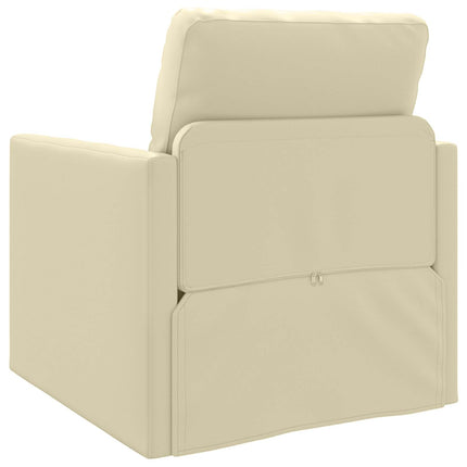 Sovesofa 60cm Creme Kunstlæder