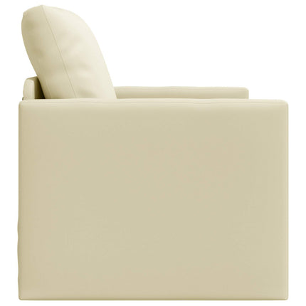 Sovesofa 60cm Creme Kunstlæder