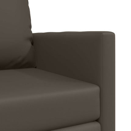 Sovesofa 60cm Grå Kunstlæder