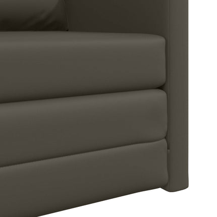 Sovesofa 60cm Grå Kunstlæder
