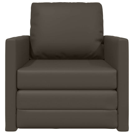 Sovesofa 60cm Grå Kunstlæder