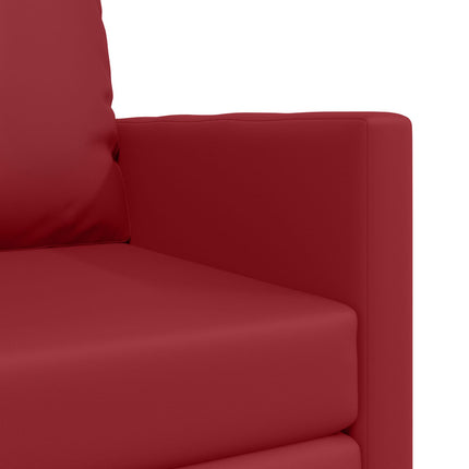 Sovesofa 60cm Vinrød Kunstlæder