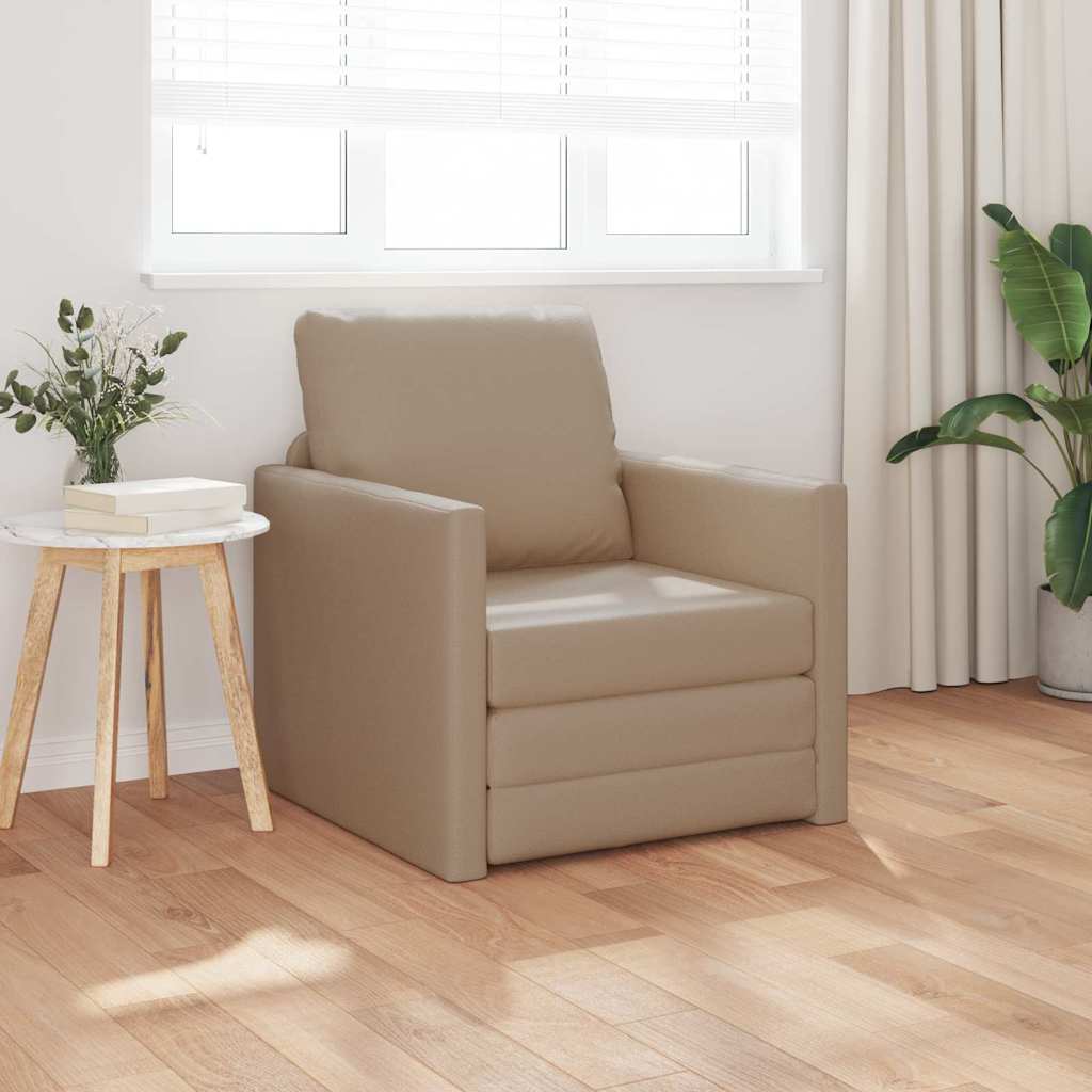 Sovesofa Cappuccino 74 x 77 x 81 cm Fløjl