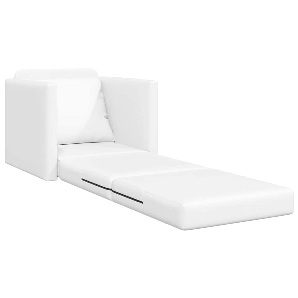 Sovesofa Hvid 74 x 77 x 81 cm Fløjl