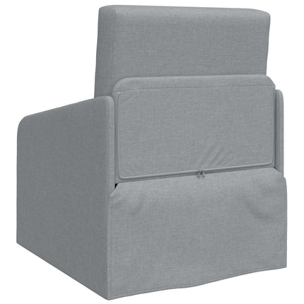 Sovesofa Lysegrå 65 x 80 x 83 cm Stof