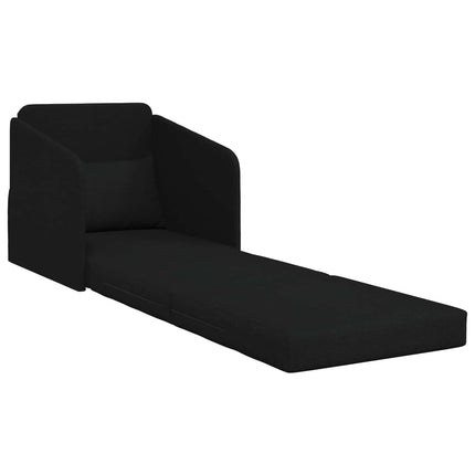 Sovesofa Sort 65 x 80 x 83 cm Stof