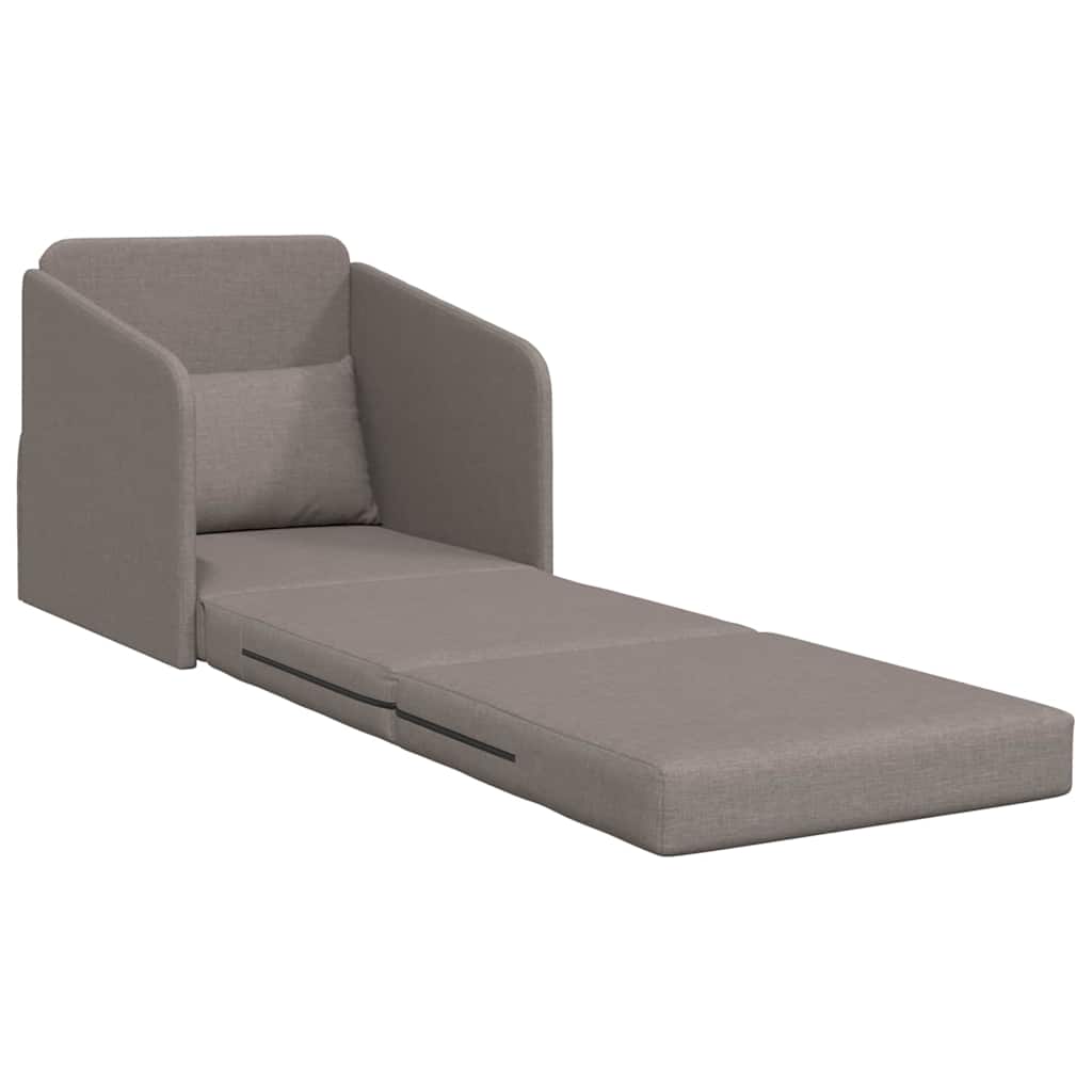 Sovesofa Gråbrun 65 x 80 x 83 cm Fløjl