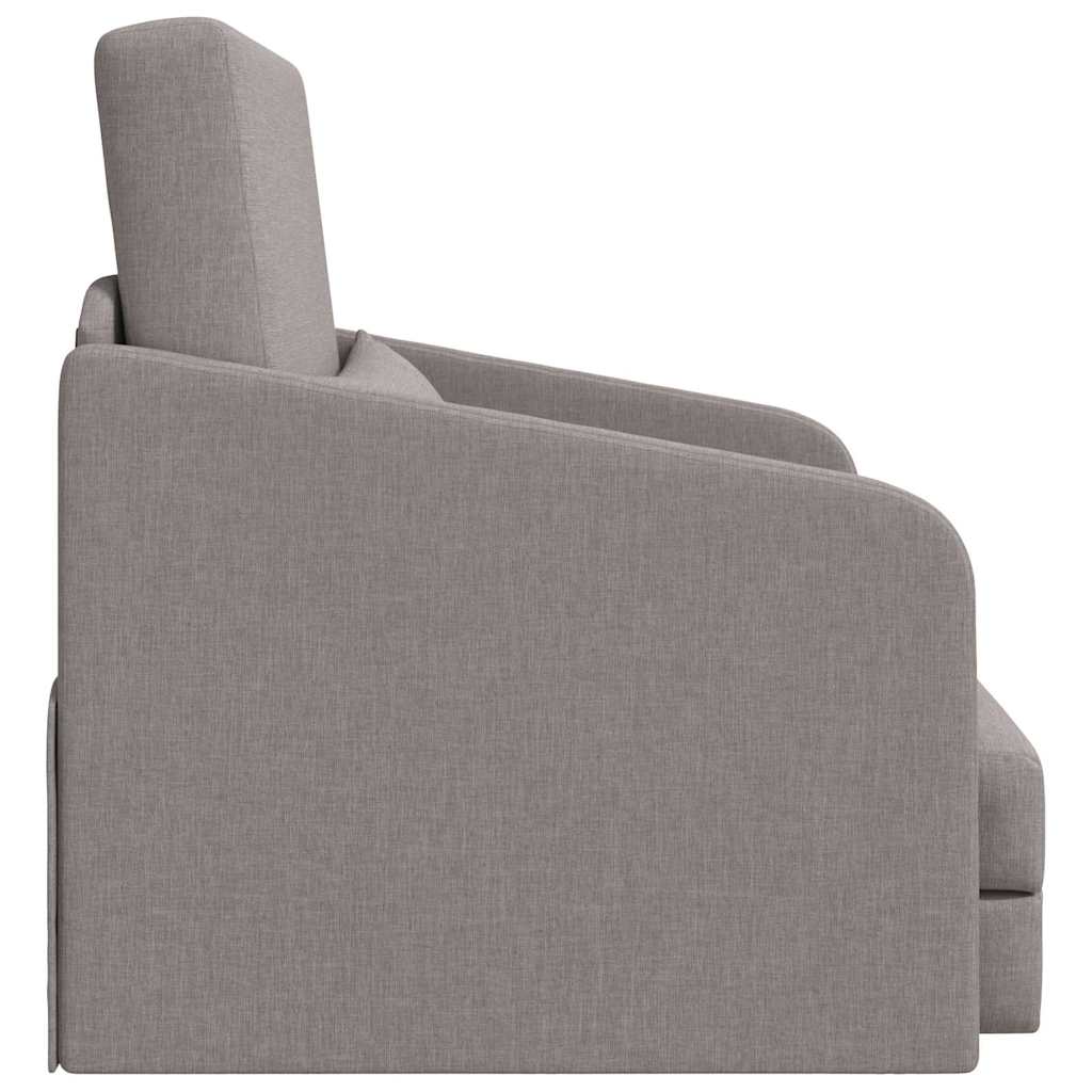 Sovesofa Gråbrun 65 x 80 x 83 cm Fløjl