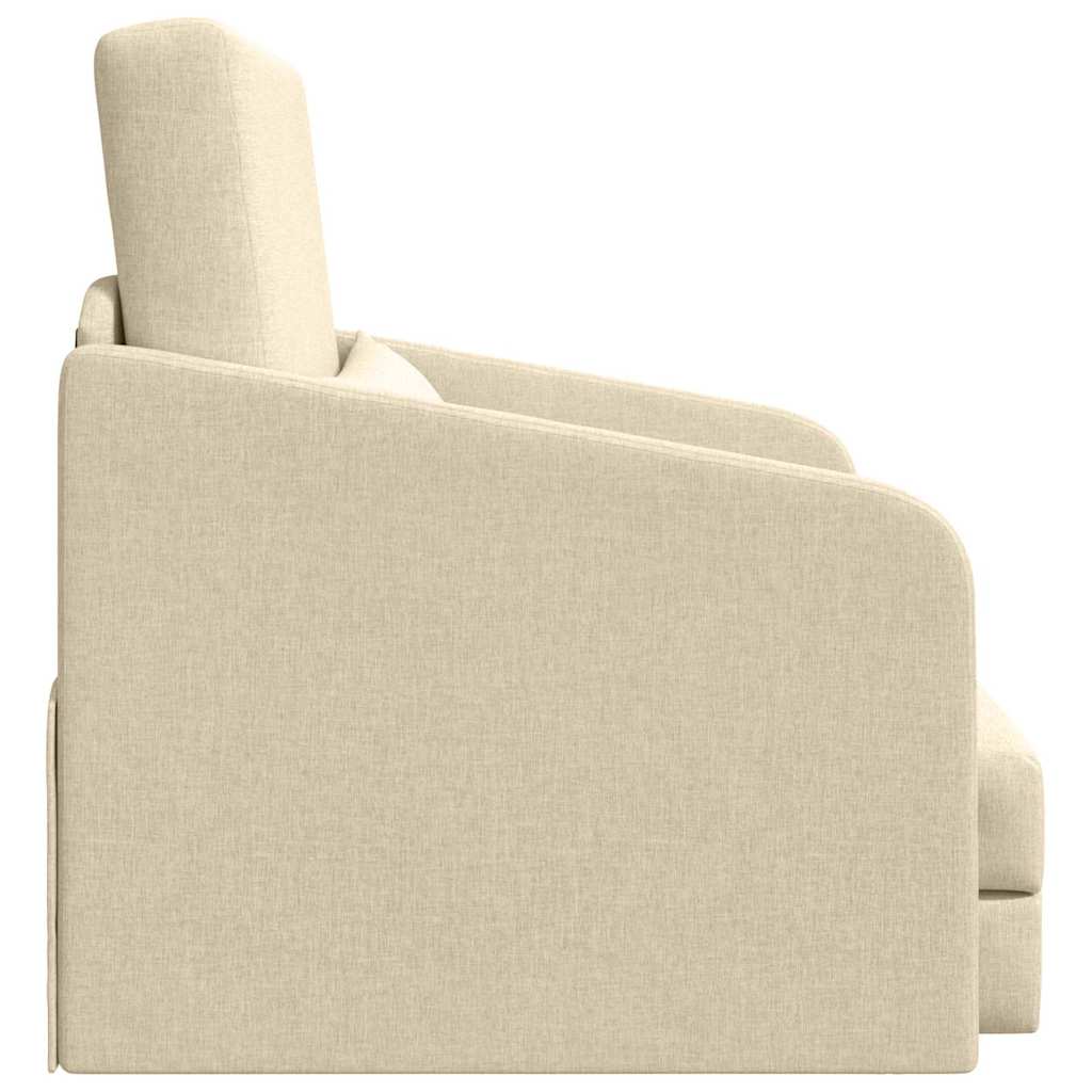 Sovesofa Creme 65 x 80 x 83 cm Fløjl
