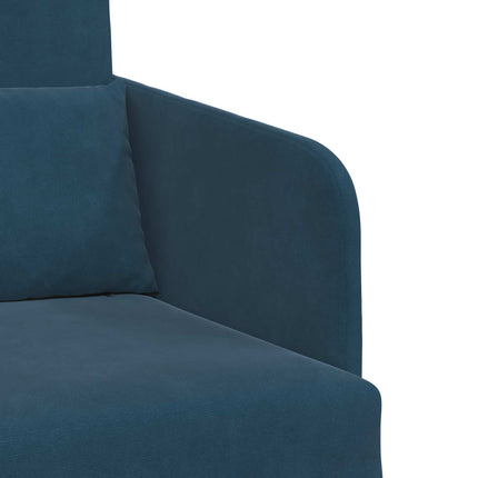 Sovesofa Blå 65 x 80 x 83 cm Fløjl