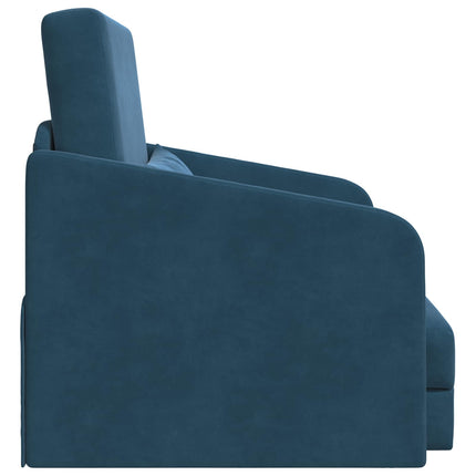 Sovesofa Blå 65 x 80 x 83 cm Fløjl