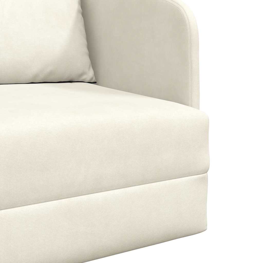 Sovesofa Creme 65 x 80 x 83 cm Fløjl