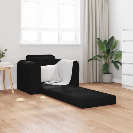 Sovesofa Sort 98 x 71 x 83 cm Stof