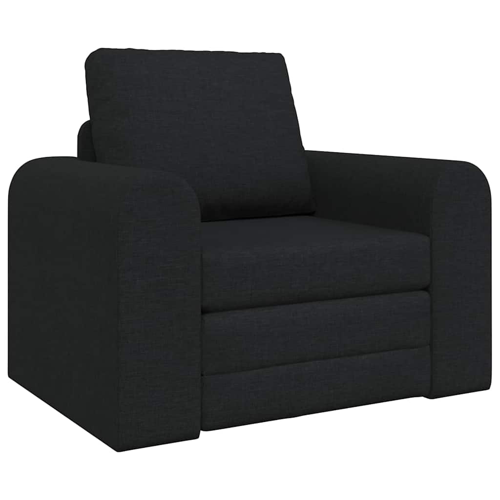 Sovesofa Sort 98 x 71 x 83 cm Fløjl