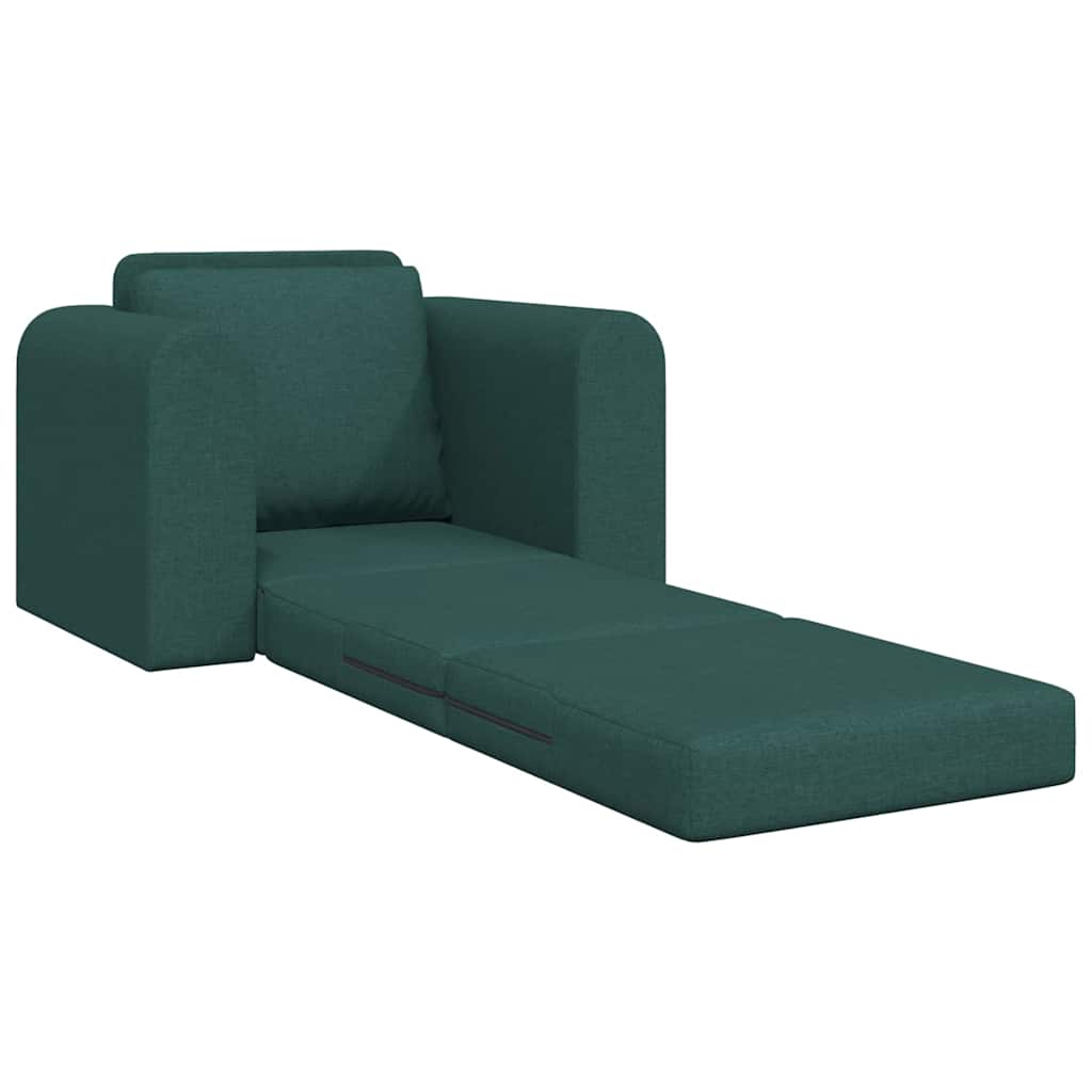 Sovesofa Mørkegrøn 98 x 71 x 83 cm Fløjl