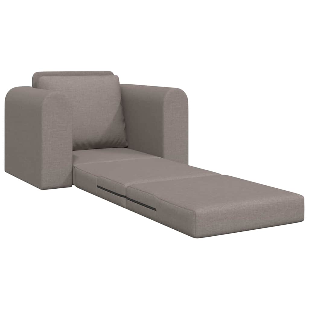 Sovesofa Gråbrun 98 x 71 x 83 cm Fløjl