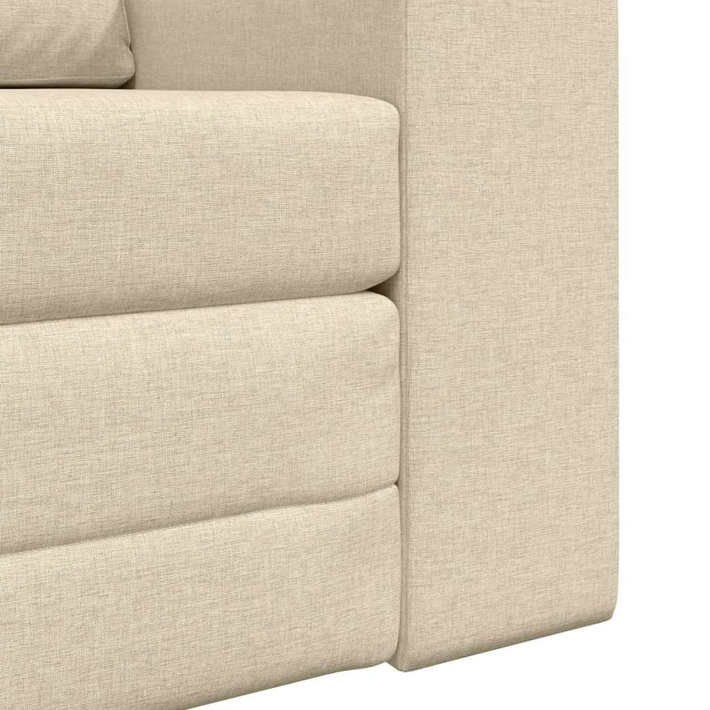 Sovesofa Creme 98 x 71 x 83 cm Fløjl