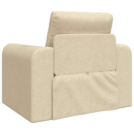 Sovesofa Creme 98 x 71 x 83 cm Stof