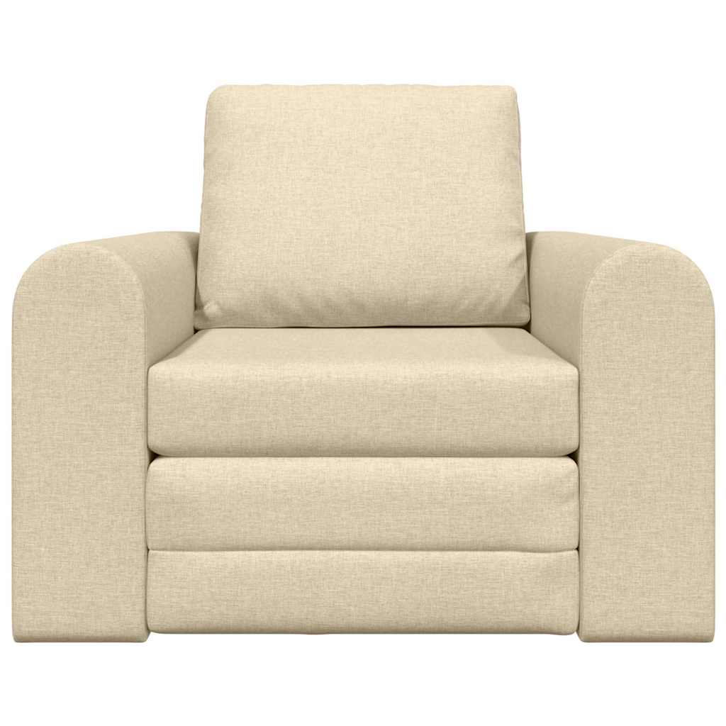 Sovesofa Creme 98 x 71 x 83 cm Fløjl