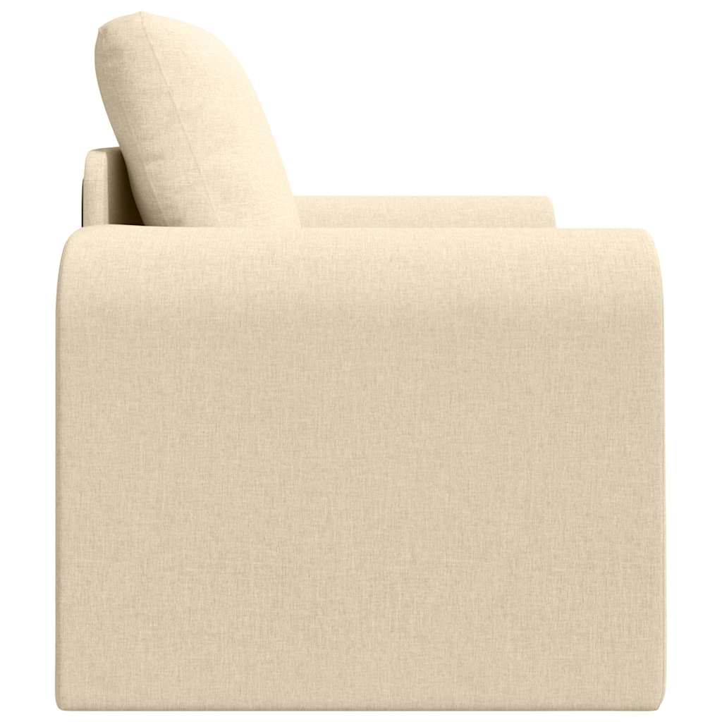 Sovesofa Creme 98 x 71 x 83 cm Fløjl