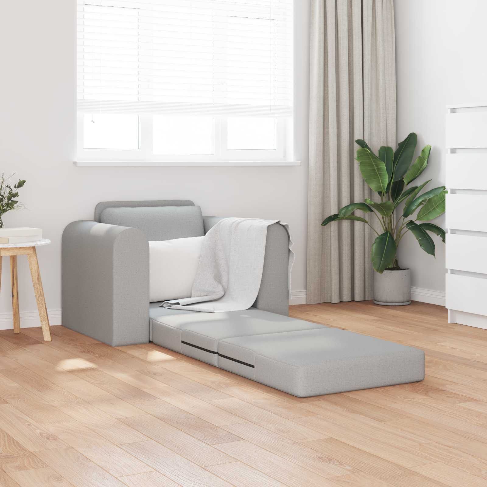 Sovesofa Skygrå 98 x 71 x 83 cm Fløjl