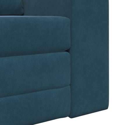 Sovesofa Blå 98 x 71 x 83 cm Fløjl