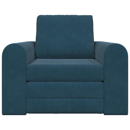 Sovesofa Blå 98 x 71 x 83 cm Fløjl