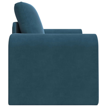 Sovesofa Blå 98 x 71 x 83 cm Fløjl