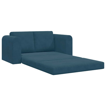 Sovesofa Blå 148 x 71 x 83 cm Fløjl