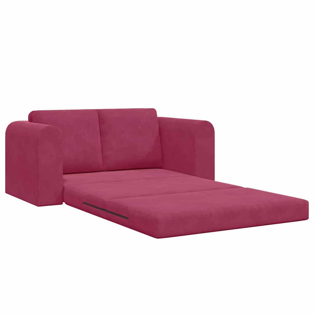 Sovesofa Vinrød 148 x 71 x 83 cm Fløjl