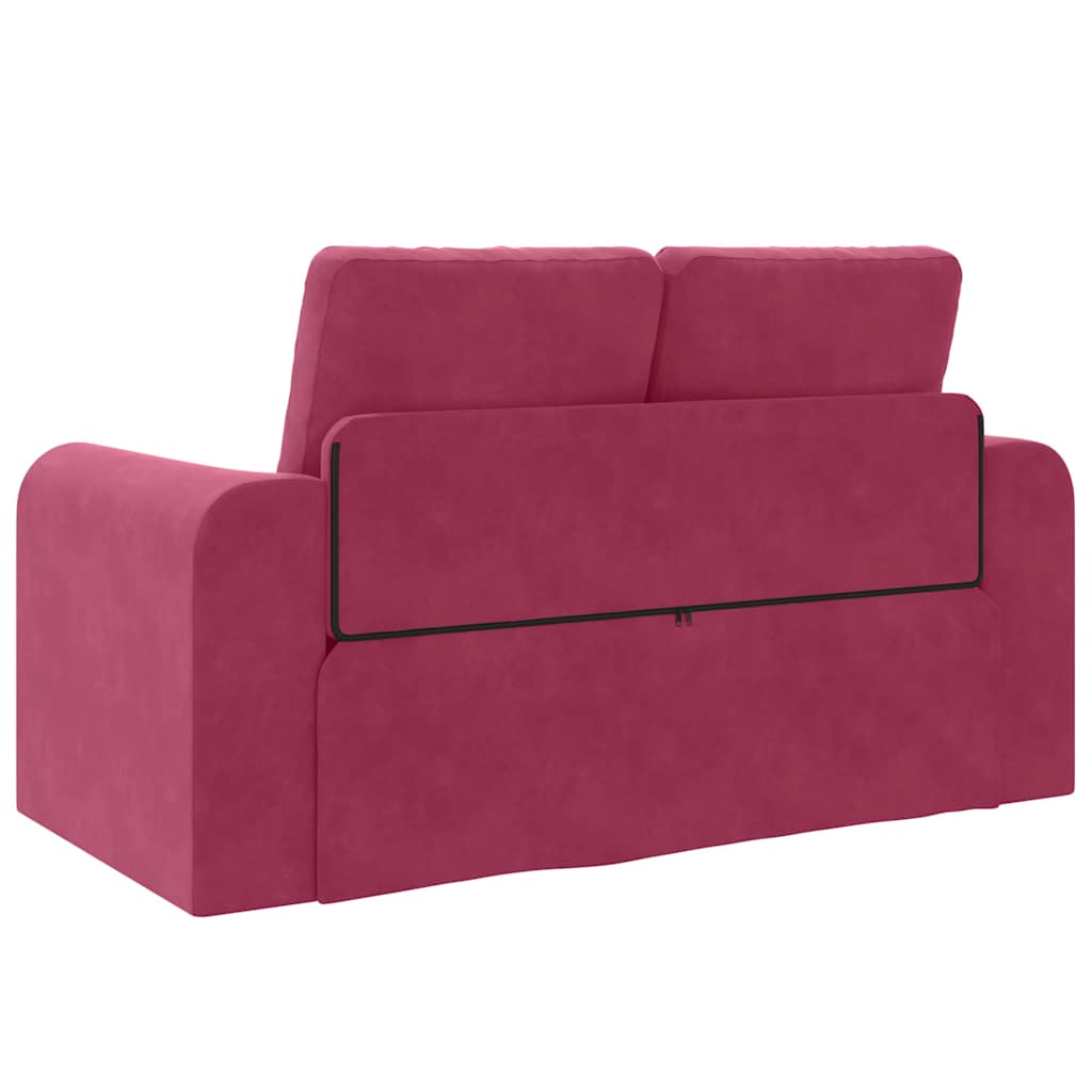 Sovesofa Vinrød 148 x 71 x 83 cm Fløjl