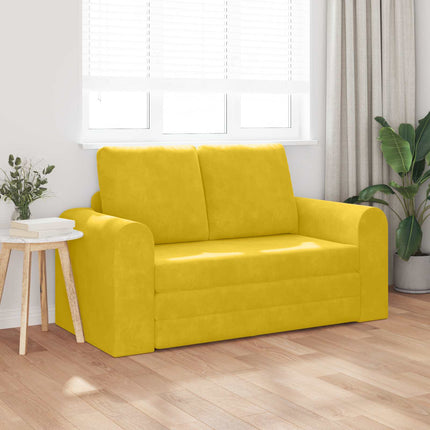 Sovesofa Gul 148 x 71 x 83 cm Fløjl