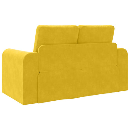 Sovesofa Gul 148 x 71 x 83 cm Fløjl