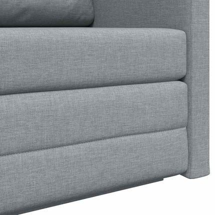 Sovesofa 110cm Lysegrå Stof