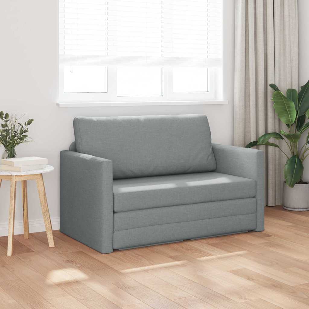 Sovesofa Lysegrå 124 x 71 x 78 cm Fløjl