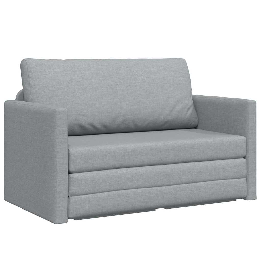 Sovesofa Lysegrå 124 x 71 x 78 cm Fløjl