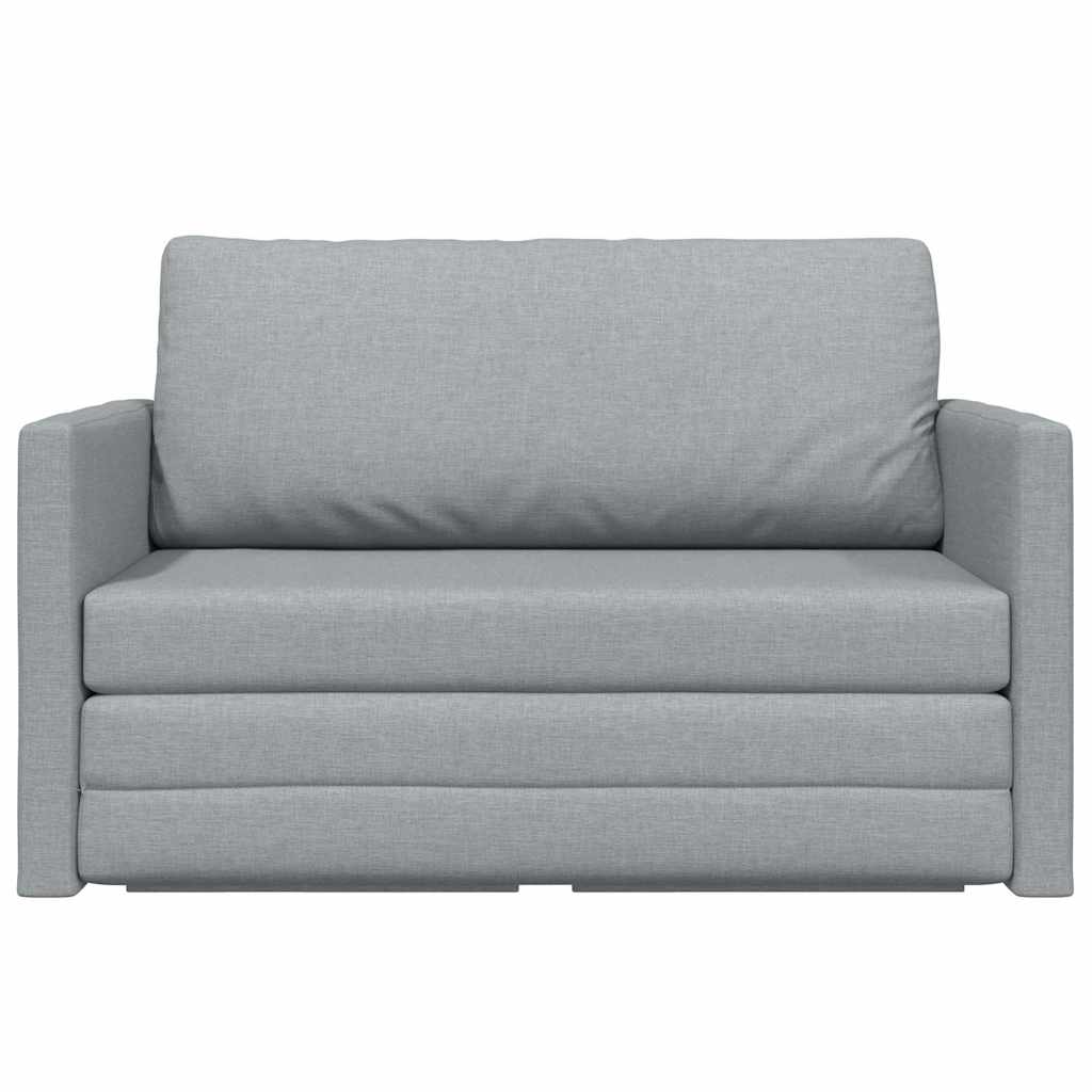 Sovesofa Lysegrå 124 x 71 x 78 cm Fløjl