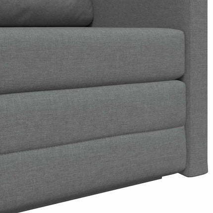 Sovesofa 110cm Mørkegrå Stof