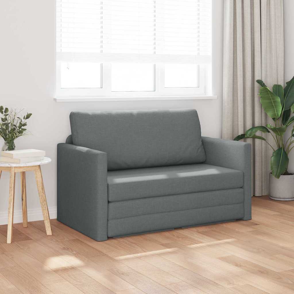 Sovesofa Mørkegrå 124 x 71 x 78 cm Fløjl