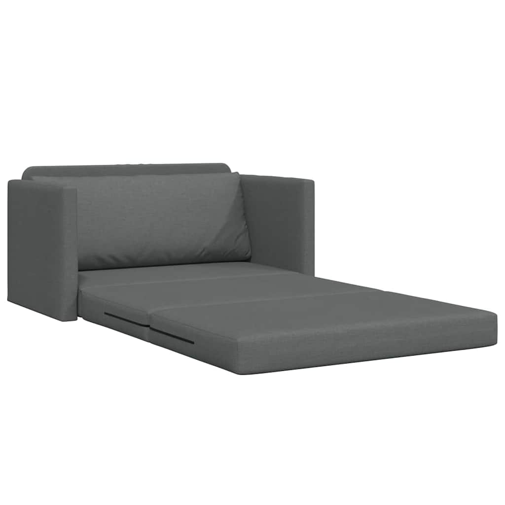 Sovesofa Mørkegrå 124 x 71 x 78 cm Fløjl