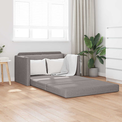 Sovesofa 110cm Gråbrun Stof