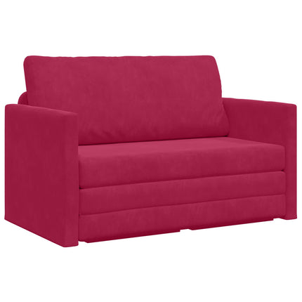 Sovesofa Vinrød 124 x 71 x 78 cm Fløjl