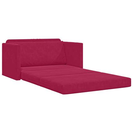 Sovesofa Vinrød 124 x 71 x 78 cm Fløjl