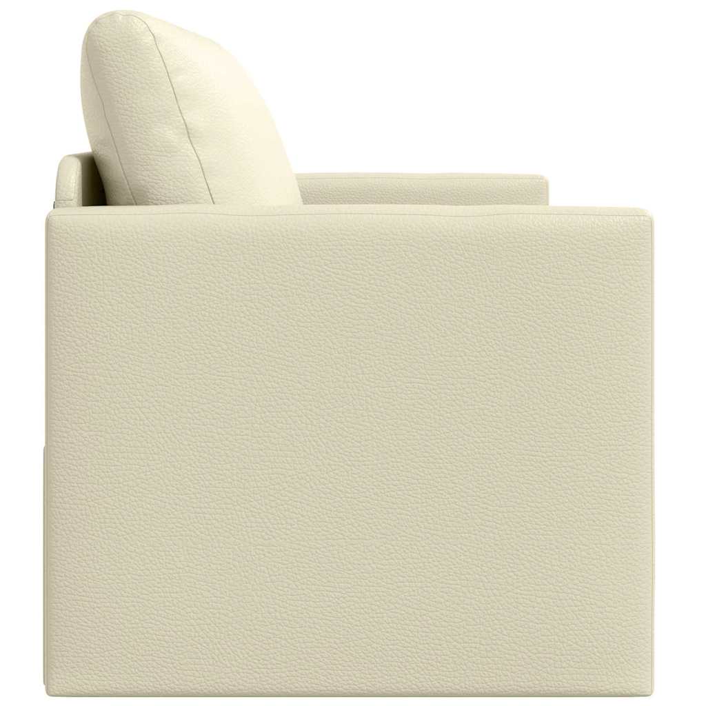 Sovesofa Creme 124 x 71 x 78 cm Fløjl