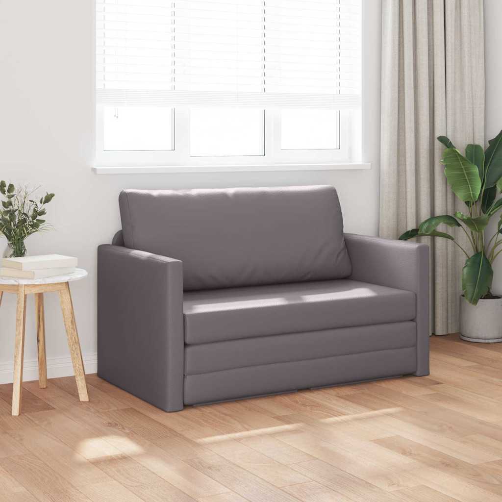 Sovesofa Grå 124 x 71 x 78 cm Fløjl