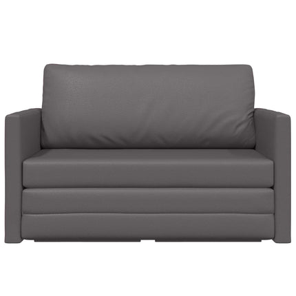 Sovesofa Grå 124 x 71 x 78 cm Kunstlæder